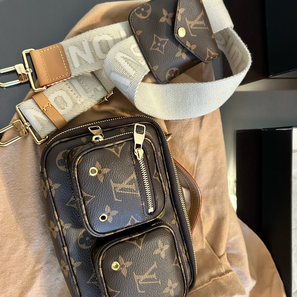 Louis Vuitton Brown Utility Monogram Crossbody Bag
